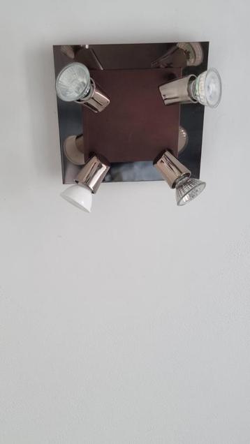 Plafondlamp met spots inclusief beschikbaar voor biedingen