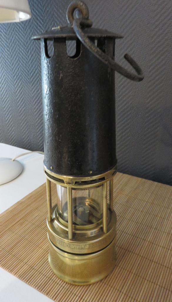 LAMPE DE MINEUR, Antiquités & Art, Curiosités & Brocante, Enlèvement ou Envoi
