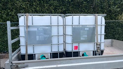 Partij IBC, regenton, kunststof containers, 1000liter ton, Tuin en Terras, Regentonnen, Zo goed als nieuw, Kunststof, 150 liter of meer