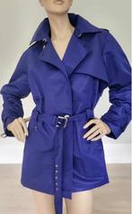 Trenchcoat van Marina Rinaldi, Ophalen of Verzenden, Zo goed als nieuw, Maat 42/44 (L), Blauw