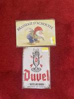 metalen A4 poster d'achouffe & duvel, Ophalen, Nieuw