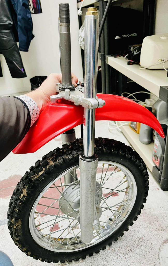 Honda XR CRF 70 wielenset en vork, Motoren, Onderdelen | Honda, Gebruikt, Ophalen