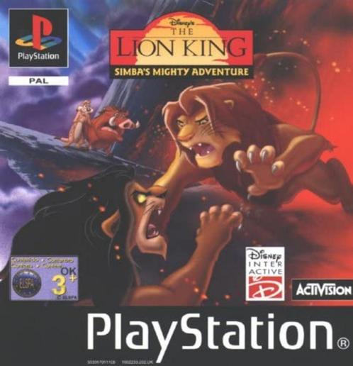 Disney's The Lion King Simba's Mighty Adventure, Consoles de jeu & Jeux vidéo, Jeux | Sony PlayStation 1, Utilisé, Aventure et Action