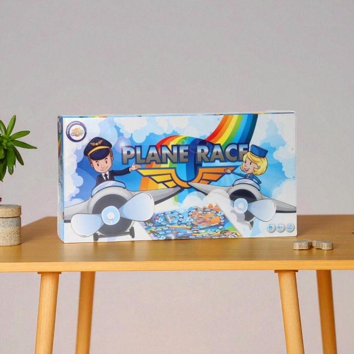 Plane Race Bordspel gezelschapsspel vanaf 4 jaar, Hobby en Vrije tijd, Gezelschapsspellen | Bordspellen, Nieuw, Een of twee spelers
