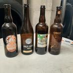 4 grote lege bierflessen, Verzamelen, Ophalen