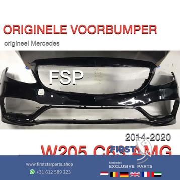 W205 C63 AMG VOORBUMPER Mercedes C Klasse 2014-2021 ORIGINEE