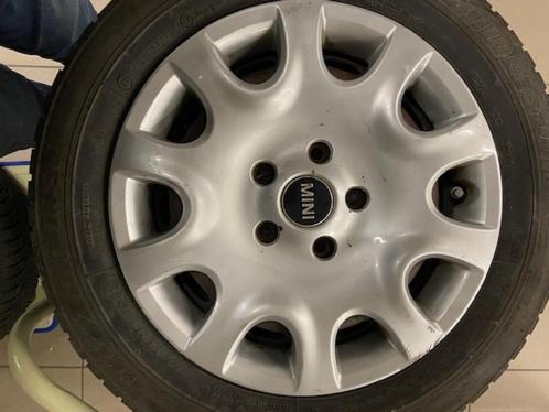 Mini velgen met Bridgestone alle seizoen /winterbanden, Auto-onderdelen, Banden en Velgen, Banden en Velgen, Winterbanden, 15 inch