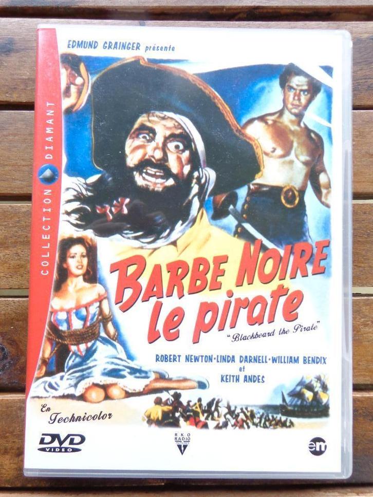 )))  Barbe-Noire le Pirate  //  Aventure  (((, CD & DVD, DVD | Aventure, Comme neuf, Tous les âges, Enlèvement ou Envoi