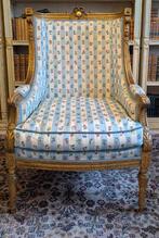 Bergère Louis XVI Napoléon III ancien antiquité chaise, Ophalen