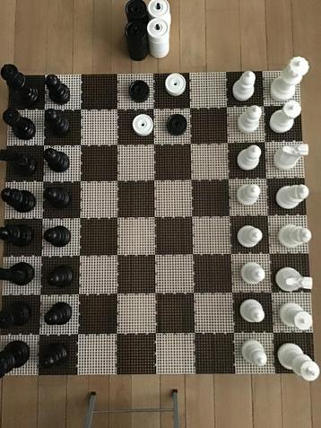 grond schaak/dambord