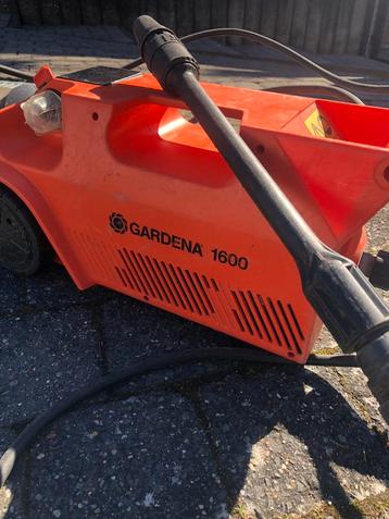 Kärcher hogedrukreiniger met alle toebehoren, Tuin en Terras, Hogedrukreinigers, Ophalen, Zo goed als nieuw