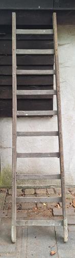 Houten ladder decoratief 2,5 m, Ophalen, Gebruikt, Ladder