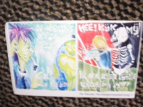 4 stickers in de Nederlandse taal., Verzamelen, Stickers, Nieuw, Overige typen, Ophalen of Verzenden