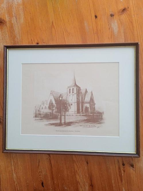 Originele Zeldzame Ets Van Kunstenaar Staf Timmers, Antiek en Kunst, Kunst | Etsen en Gravures, Ophalen