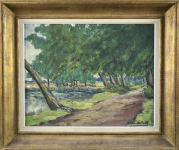 Huile sur toile - Signée, Enlèvement ou Envoi