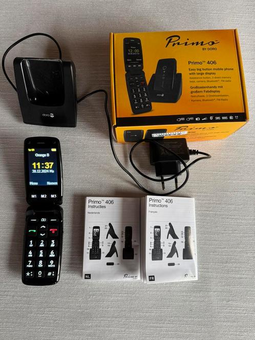 Doro Primo 406, Telecommunicatie, Mobiele telefoons | Nokia, Zo goed als nieuw, Overige modellen, Minder dan 3 megapixel, Zwart