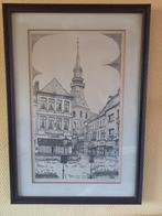 Hasselt kathedraal - Tekening van Wim van Kuyck, Ophalen
