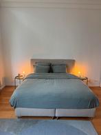 Complete IKEA boxspring + matras + beddengoed – Instapklaar, Huis en Inrichting, Ophalen