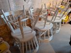 Houten stoelen, Huis en Inrichting, Stoelen, Ophalen, Gebruikt, Vijf, Zes of meer stoelen, Hout