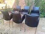 6 lederen stoelen, Ophalen