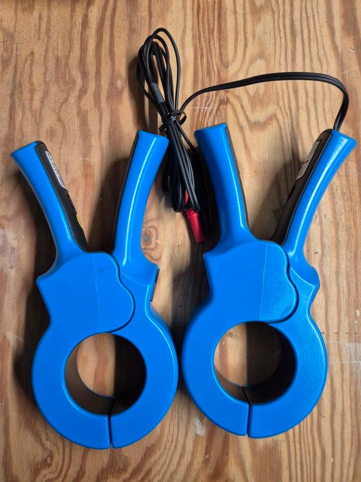 Kit de pinces ampères/adaptateur pour bobine de mesure Metre, Bricolage & Construction, Instruments de mesure, Enlèvement ou Envoi