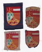 scouting 4 oude varianten insignes Luik Liège, Verzamelen, Scouting, Ophalen of Verzenden