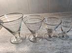 24delige set vintage glazen, Collections, Verres & Petits Verres, Enlèvement