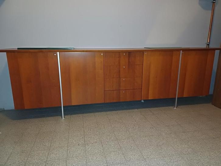 Eetkamer Dressoir, buffetkast en tafel, Huis en Inrichting, Kasten | Dressoirs, Gebruikt, Kersenhout, Ophalen