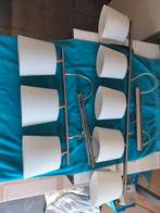 2 hanglampen (5stuks en 3 stuks), Ophalen, Gebruikt, Metaal, Minder dan 50 cm