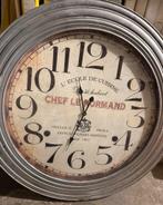 Grande horloge murale vintage d'environ 90 cm de diamètre, Enlèvement, Utilisé, Analogique, Horloge murale