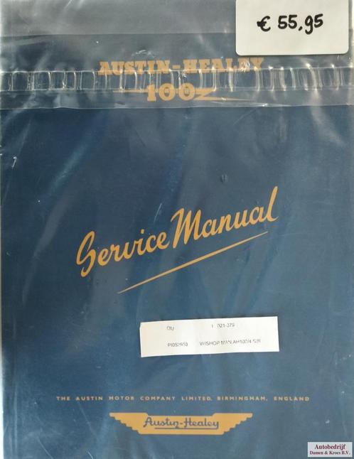 Service Manual Austin Healey 100, Autos : Divers, Modes d'emploi & Notices d'utilisation, Enlèvement ou Envoi