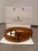 Ceinture Yves Saint Laurent - 100% Authentique, Cuir véritable, Comme neuf, Brun, Ceinture