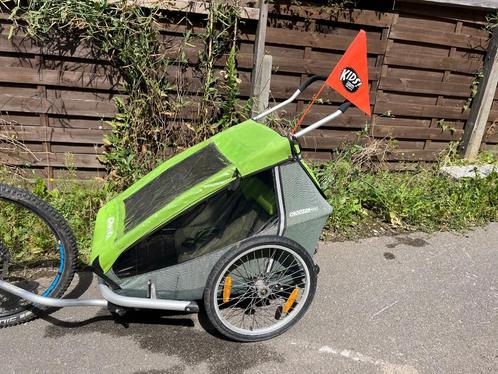 Croozer kid for 2 fietskar, Fietsen en Brommers, Fietsaccessoires | Aanhangwagens en Karren, Gebruikt, Kinderkar, Ophalen