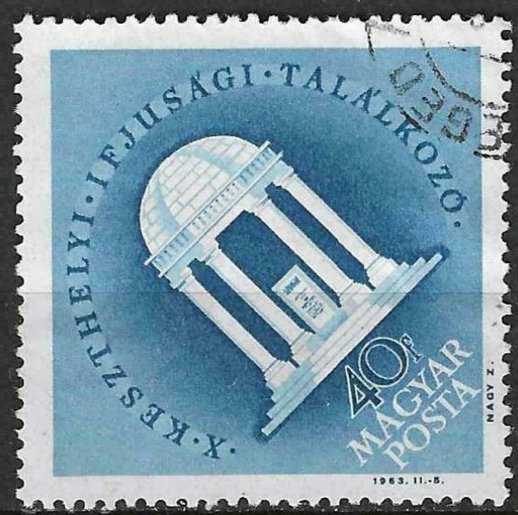 Hongarije 1963 - Yvert 1551 - Festival van de Jeugd (ST), Postzegels en Munten, Postzegels | Europa | Hongarije, Verzenden