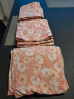 hoeslaken + 2 lakens met bloemenmotief,vintage, Enlèvement