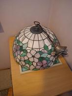 vintage luster, Huis en Inrichting, Lampen | Hanglampen, Ophalen, 50 tot 75 cm, Vintage, Glas