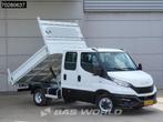 Iveco Daily 35C14 Kipper Dubbel Cabine Dubbellucht 3,5t Trek, Stof, Gebruikt, Euro 6, Iveco