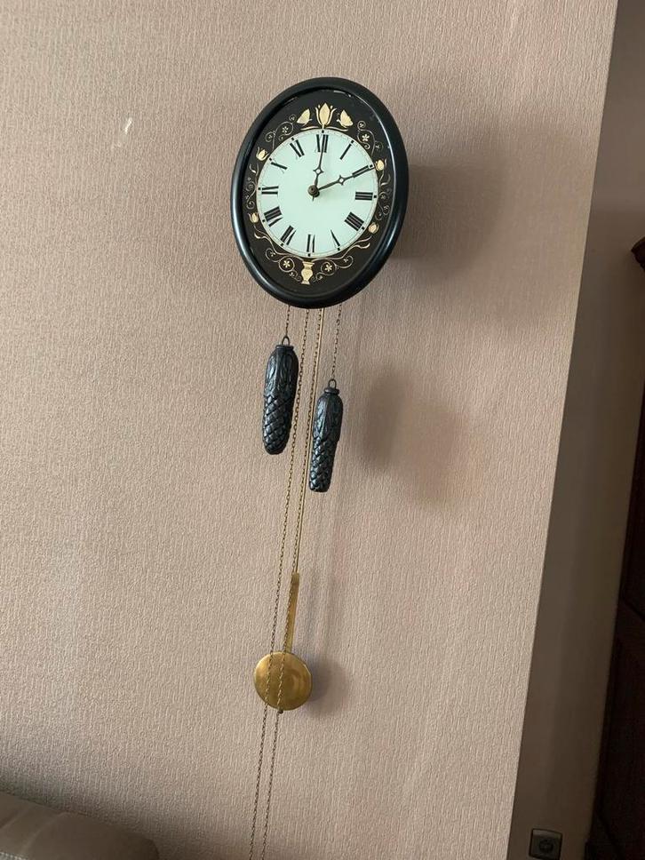 Antieke klok met slinger, Antiek en Kunst, Antiek | Klokken, Ophalen