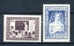 (B) 843/844 MNH 1951 - Ten voordele van UNESCO, Ophalen of Verzenden, Postfris, Postfris