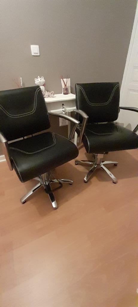 Schitterende fauteuils, Huis en Inrichting, Fauteuils, Gebruikt, Leer, Metaal, Ophalen