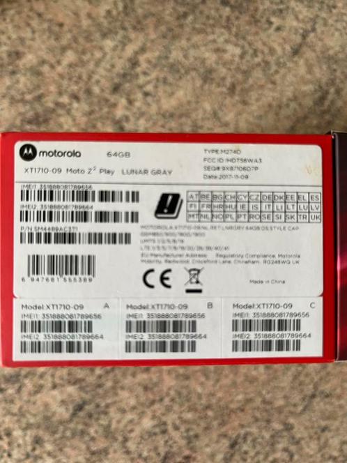 Motorola Z2 Play 64 GB, weinig gebruikt, Telecommunicatie, Mobiele telefoons | Overige merken, Zo goed als nieuw, Ophalen of Verzenden
