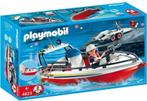 Playmobil 4823 Brandweerboot, Complete set, Zo goed als nieuw, Ophalen
