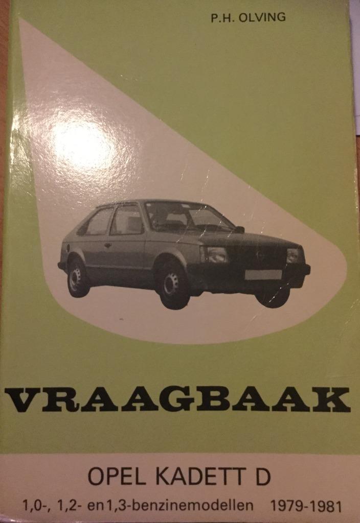 Vraagbaak Opel Kadett, Auto diversen, Handleidingen en Instructieboekjes, Ophalen of Verzenden