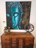 Groot uniek Buddha schilderij, Antiek en Kunst, Ophalen