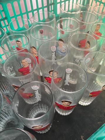 31 glazen Rode Duivels Jupiler WK 2014 & EURO 2016 beschikbaar voor biedingen