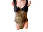 (57) -maillot femme t.38 noir et brun, Kleding | Dames, Badmode en Zwemkleding, Ophalen of Verzenden, Zo goed als nieuw, Zwart