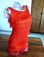 meegaand zwieren rood behendige vintage mini jurk, Taille 34 (XS) ou plus petite, Porté, Vintage, Rouge