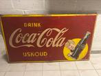 Emaille bord Coca Cola, Verzamelen, Merken en Reclamevoorwerpen, Ophalen, Gebruikt