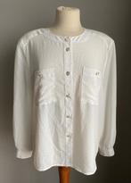 Witte blouse met polkadots Mayerline maat 44, Mayerline, Verzenden, Wit, Maat 42/44 (L)