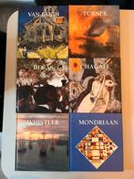 6 kunstboeken over verschillende kunstenaars, Enlèvement, Comme neuf
